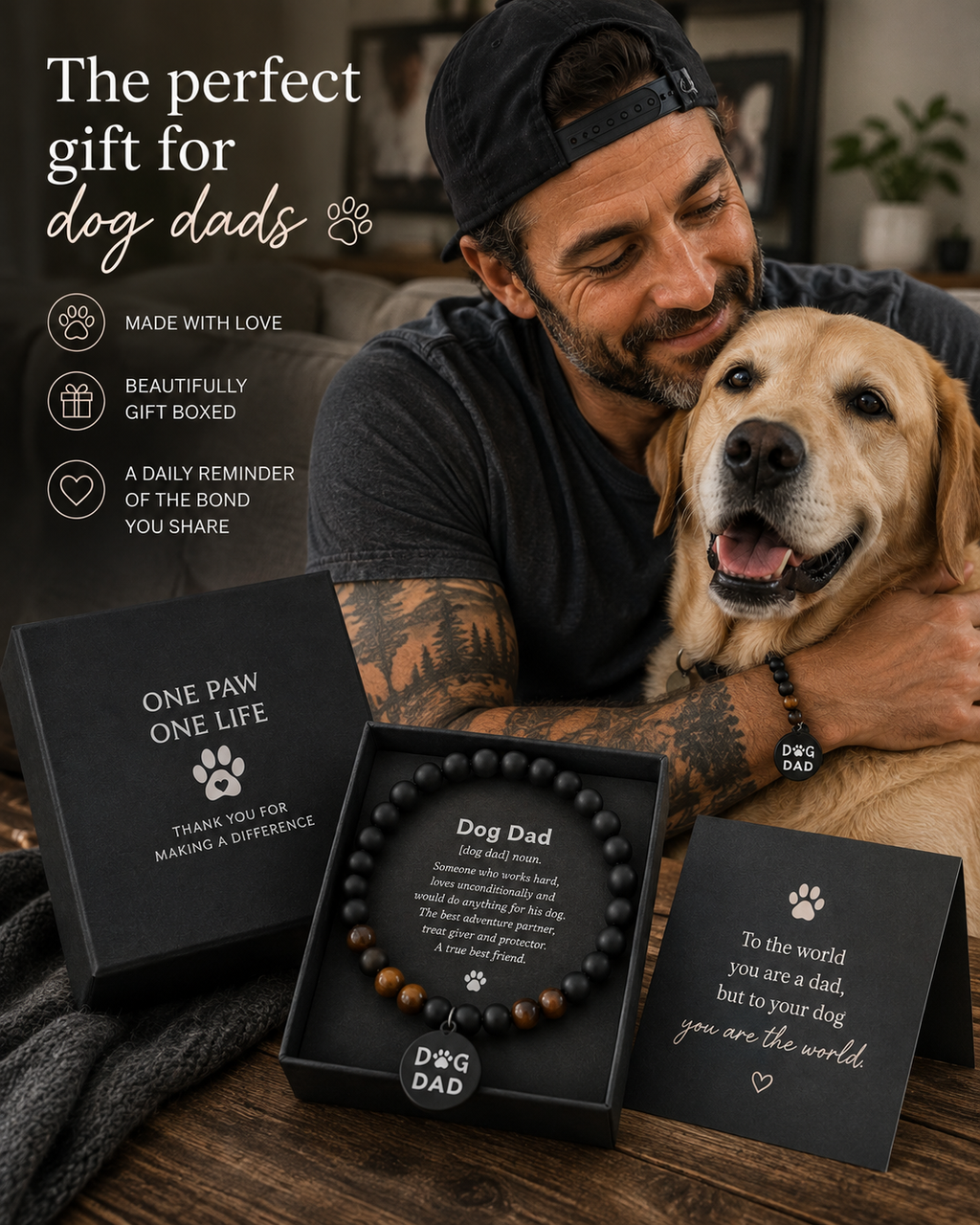 The Dog Dad Bracelet ™ 🐾